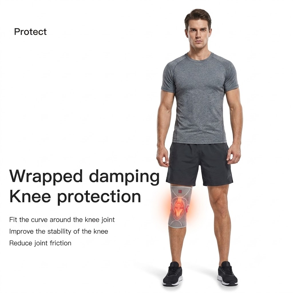 Volleyball Knee Pad - واقي ركبة ضاغط للركبة، دعامة ركبة