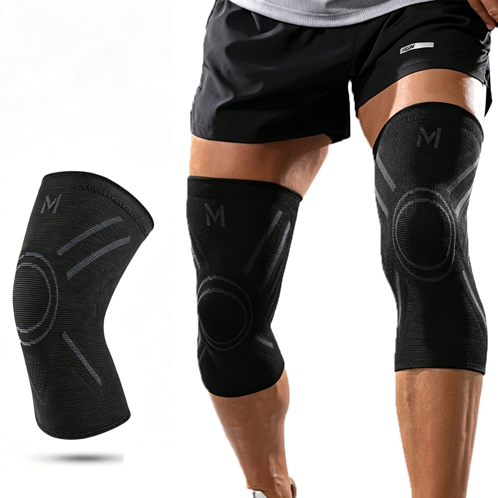 Volleyball Knee Pad - دعامة ركبة ضاغطة مرنة وقابلة للتنفس،