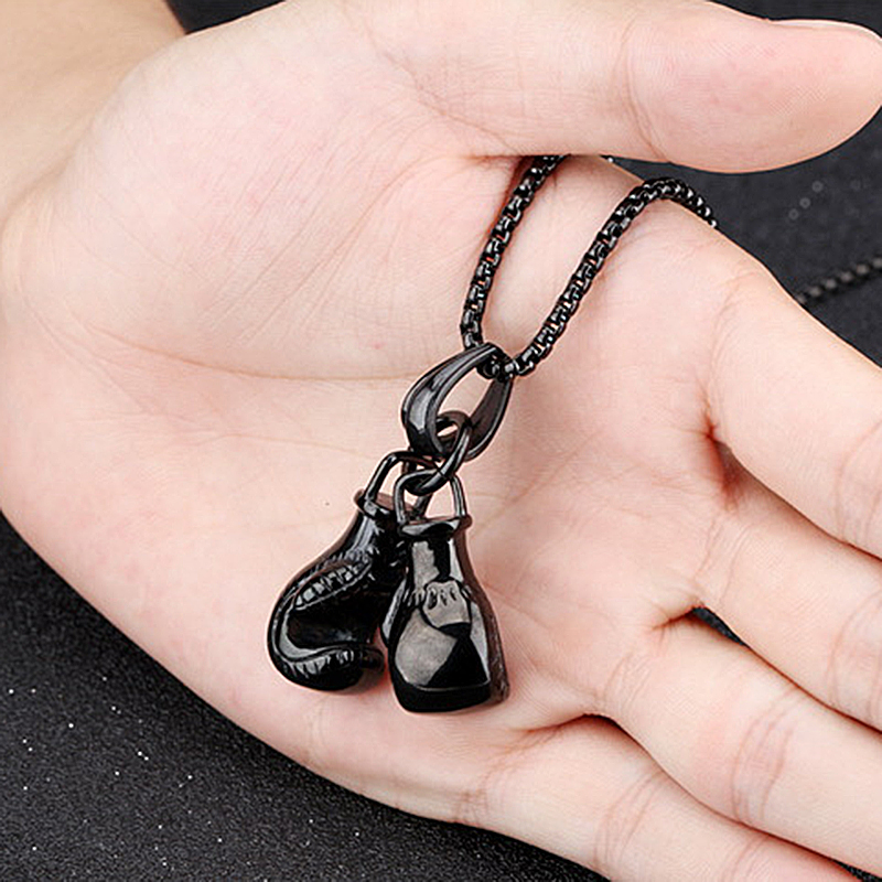خمر قفازات الملاكمة قلادة قلاد - مراجعة Boxing Glove Set وسعره