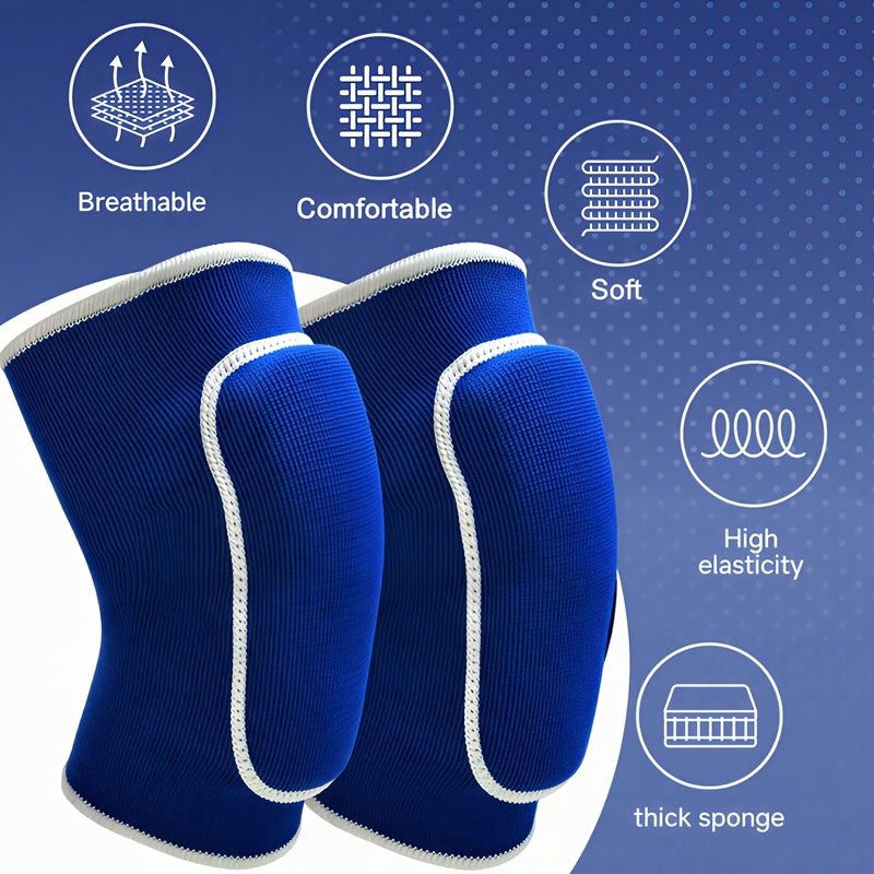 زوج من واقيات المرفق المرنة ال - مراجعة Volleyball Knee Pad وسعره