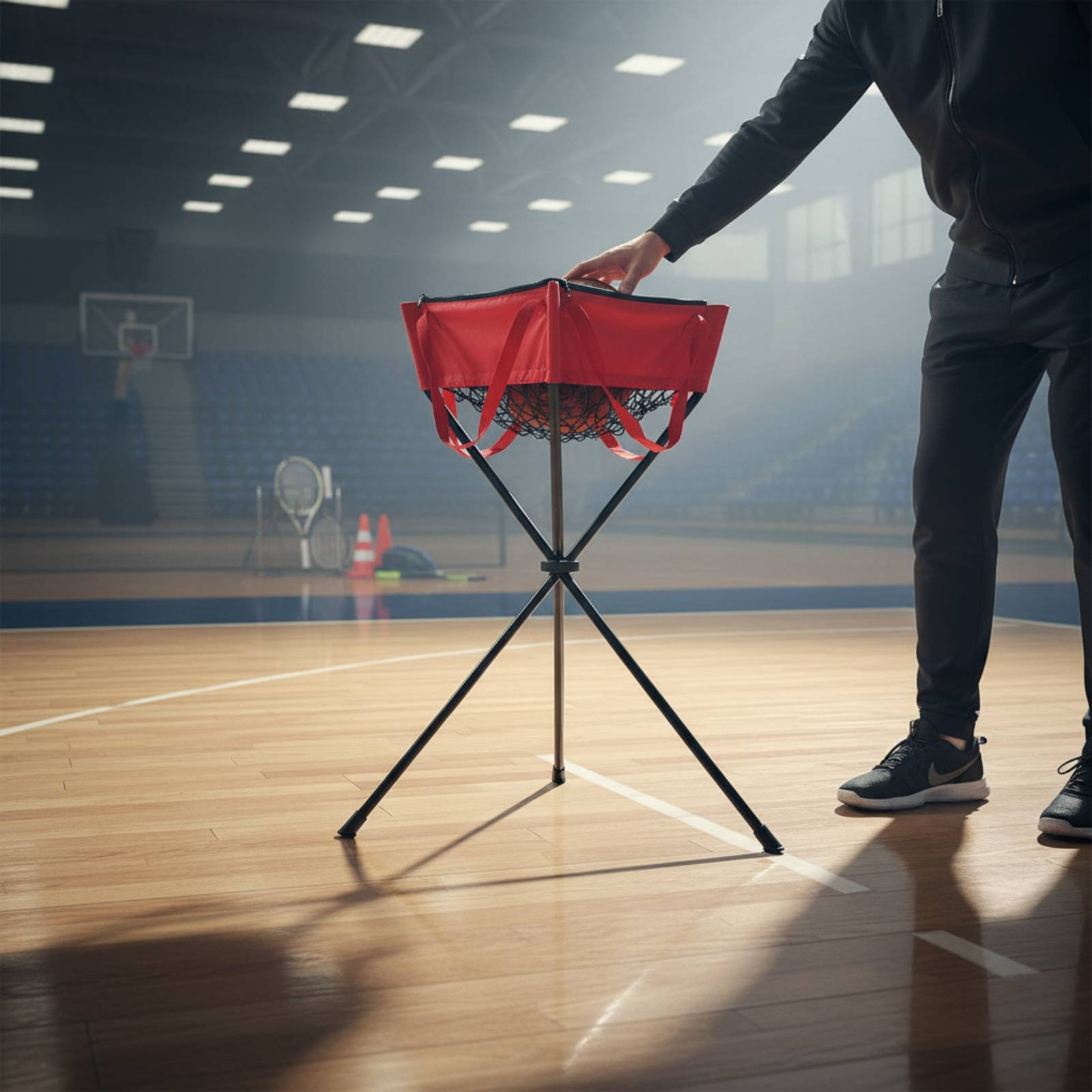 حامل كرة بسحاب إغلاق، حامل كرة - مراجعة Sports Equipment For Training وسعره